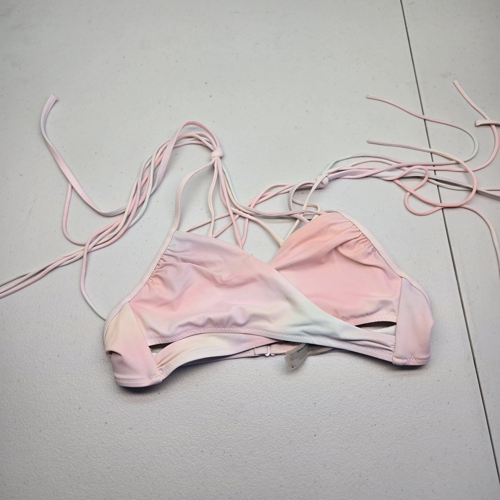PINK Victoria's Secret Women‎ Swimwear Small Light Pink Ombre Strappy